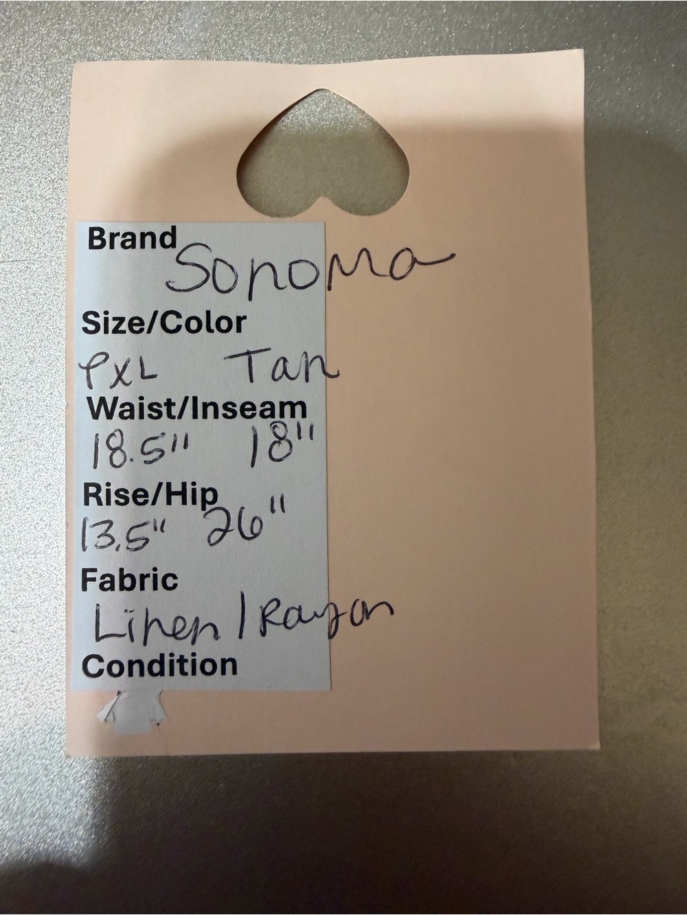 Sonoma Beige Wide-Leg Drawstring Crop Pants - Picture 11 of 11